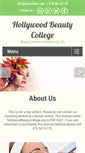 Mobile Screenshot of hollywoodbeautycollege.org