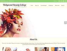 Tablet Screenshot of hollywoodbeautycollege.org